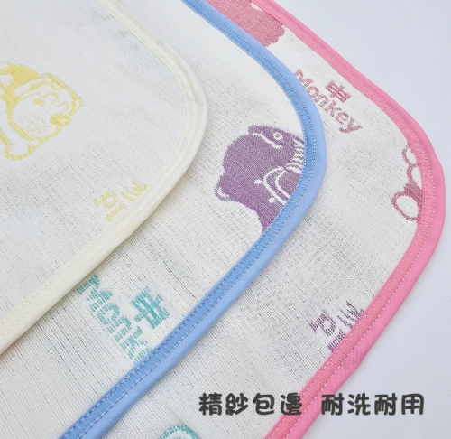 純棉六層紗枕巾