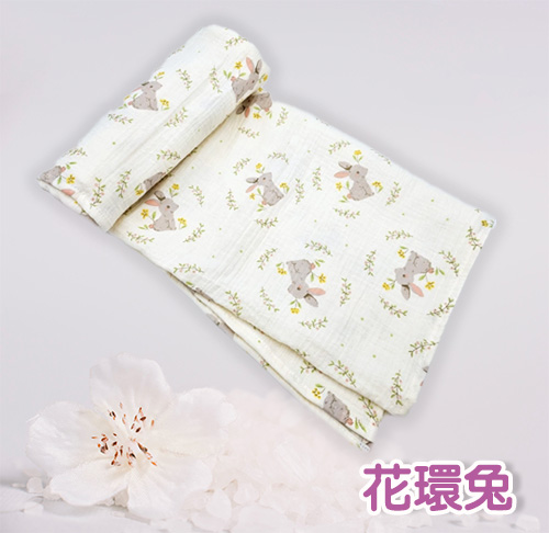 雙層紗布多用途包巾