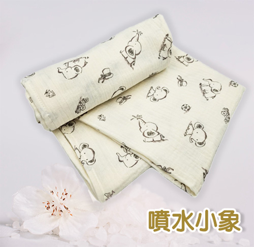 雙層紗布多用途包巾