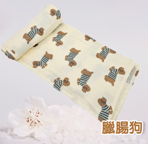 雙層紗布多用途包巾